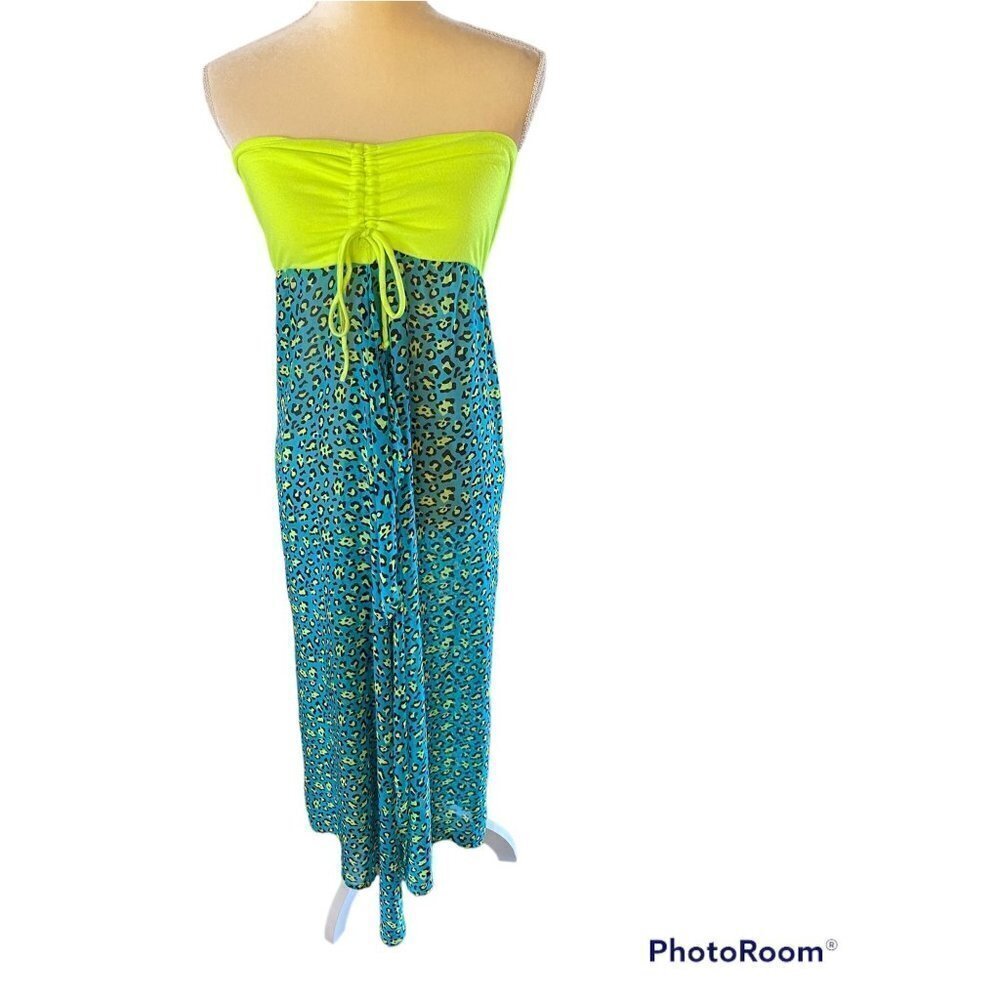 Bongo Beach Swimwear Sheer Cover Up, Women's Medium